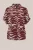 WE Fashion – Dames blouse met print – Regular fit – Donkerrood – Viscose –