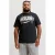JACK & JONES PLUS SIZE regular fit T-shirt met print – zwart