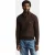 Gant Half Zip Bruin Lamswollen polotrui met kabel 8050325/217