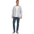 Jack And Jones Bradley-hoodie met doorlopende rits voor heren (Lichtgrijs Melange)