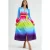 Ombre Maxi Jurk met Riempje