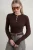 Knop Gedetailleerde Crewneck Trui