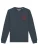 Watapparel Sweatshirt ‘Self Love’  antraciet / rood / zwart