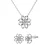 Daffodil Parures – Zilver en Kristal
