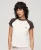 Superdry Vrouwen Essential Logo T-shirt van Biologisch Katoen met Raglanmouwen Bruin