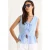 V-hals crêpe blouse met strik