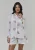 South Beach Blouse  kaki / wit