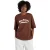 New Balance Linear Heritage Oversized T-shirt T-shirts Dames – Bruin –