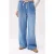TRENDYOLMİLLA Dames Blauw Effen Wijde pijp Hoge taille Jeans