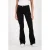 Raizzed regular waist flared jeans black denim