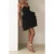 Reiss Tulle Mini Dress Black