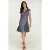 Blauwe Denim stijl wikkeljurk