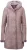 Dames suède merino schapenvacht parka jas-tripoli