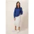 White Stuff Penny Midi Skirt Mid Grey