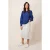 White Stuff Penny Midi Skirt Mid Grey