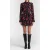 The Kooples Short Dress With Long Sleeves Black – Red
