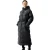 Hunter Hutchison Sonic Lange Pufferjacke Dames Zwarte Pufferjassen