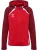 Hummel Sportief sweatvest ‘Lead 2.0’  rood / wijnrood / wit