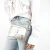 Manfield metallic leren crossbody tas goudkleurig