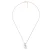 Orphelia ‘Sally’ Dames 925 Sterling Zilveren Ketting met Hanger – Zilver/Roze ZH-7230