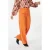 EsQualo Trousers Elastic Wb Pumpkin