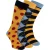HS by Happy Socks – Heren 3-pack vrolijke novelty dresssokken – Vlek (Marineblauw)