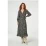 Fabienne Chapot Natalia Dress Black/oat Melange