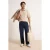 TRENDYOL MAN Heren Donkerblauw Effen Normale taille Jeans