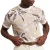 Ted Baker Heren T-shirt met korte mouwen en palmprint (Taupe)
