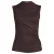 Anytime top met gedrapeerd detail donkerbruin