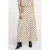 Morgan maxi rok met stippen ecru
