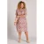Yest Curve linnen zomerjurk met dierenprint ecru