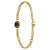 Lucardi Armband  goudgeel / zwart