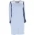 Max Mara Sospiro Cape mini-jurk in lichtblauw triacetaat