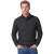 Fynch Hatton melange half zip trui donkergroen effen