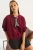 Ronde Hals Geribd Sweatshirt met Sjaal Accessoire Detail