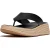 Fitflop F-Mode Teenpost Leren Heren Klompen Zwart