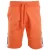 Oranje short met tape-poten van Moschino