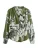 Next Blouse  groen / spar / wit