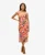 Superdry Vrouwen Halflange Cami-slipjurk met Print Rood