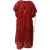 Iro midi-jurk met vetersluiting in rode polyester