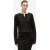 Karl Lagerfeld Black Embellished Knit Cardigan