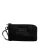 Dolce & Gabbana Zwarte Nylon Logo Plaque Sleutelhanger Pouch Clutch Bag