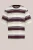WE Fashion – Heren boxy fit gestreept T-shirt – Boxy Fit – Donkerrood – Katoen –