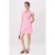TRENDYOLMİLLA Dames Roze Effen Kort / Mini Kort A-lijn Jurken
