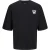 Jack & Jones Tee SS Charge Oversize Fit Tee  Zwart