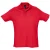 SOLS Heren Zomer II Pique Poloshirt met korte mouwen (Rood)