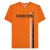 Lambretta Heren SS25 Racing Stripe Big & Tall T-Shirt (Oranje)