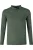 Redmond Poloshirt lange mouw groen, Effen