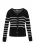 DreiMaster Vintage Gebreid vest  zwart / wit